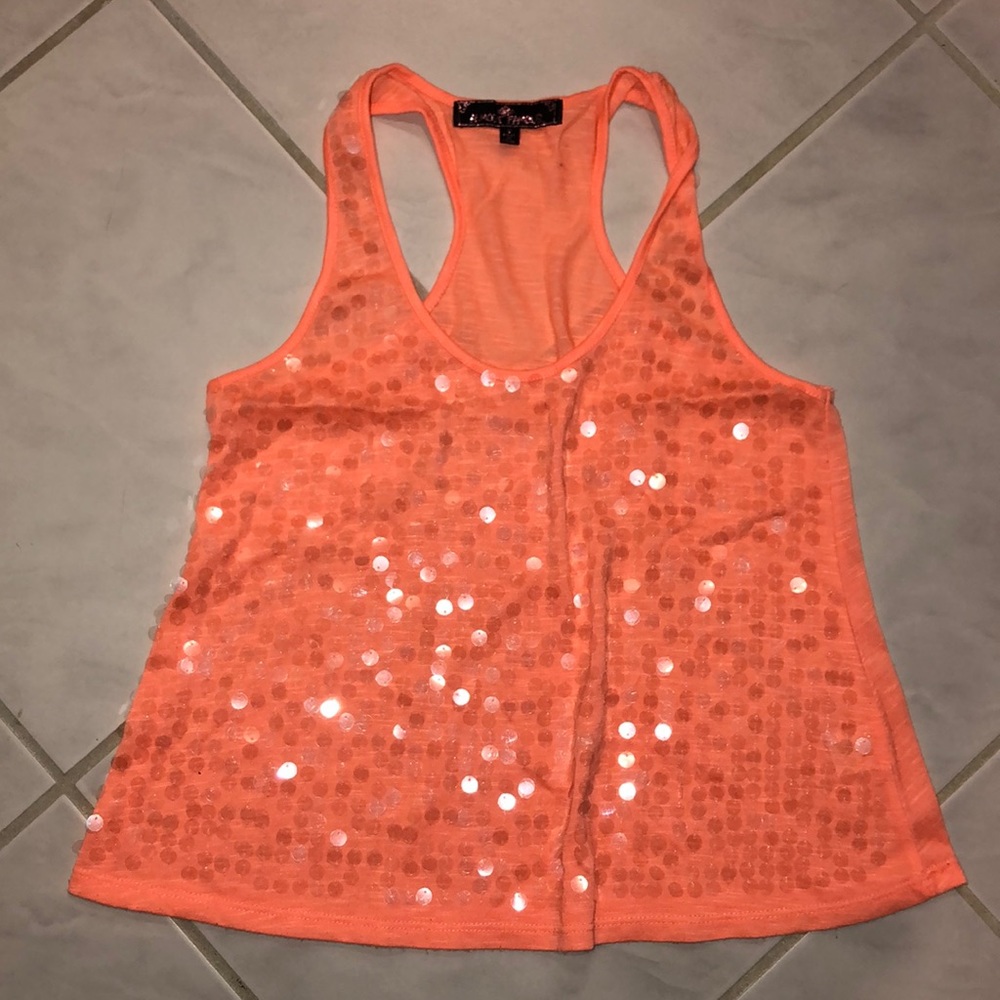Sequins tank top!